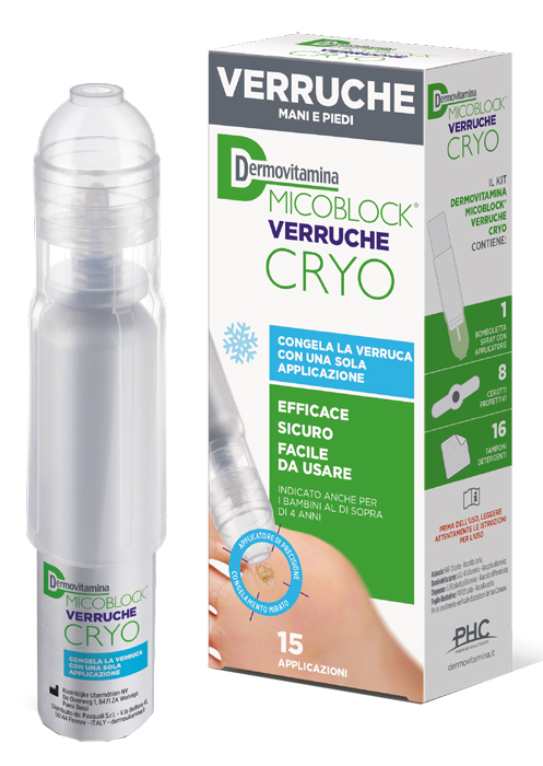 DERMOVITAMINA MICOBLOCK VERRUCHE CRYO SPRAY 38 ML - Farmadott.it