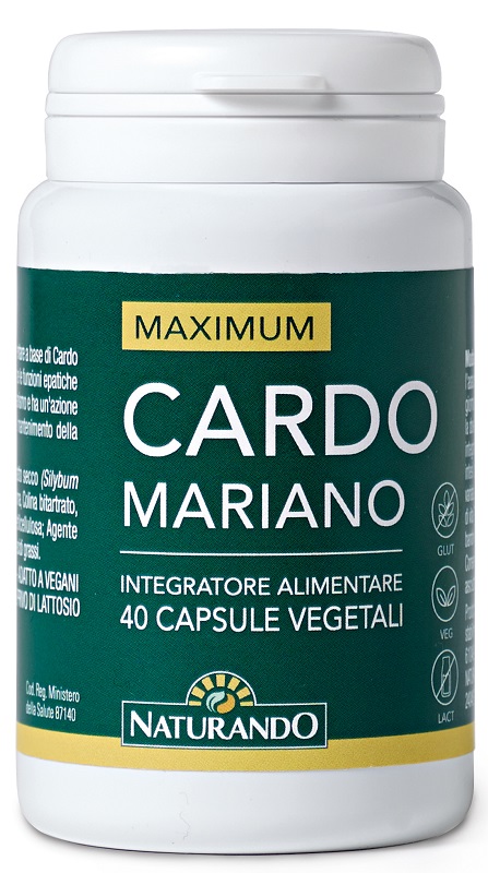 MAXIMUM CARDO MARIANO 40 CAPSULE - Farmadott.it