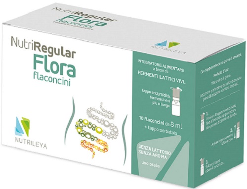 NUTRIREGULAR FLORA 10 FLACONCINI 8 ML - Farmadott.it