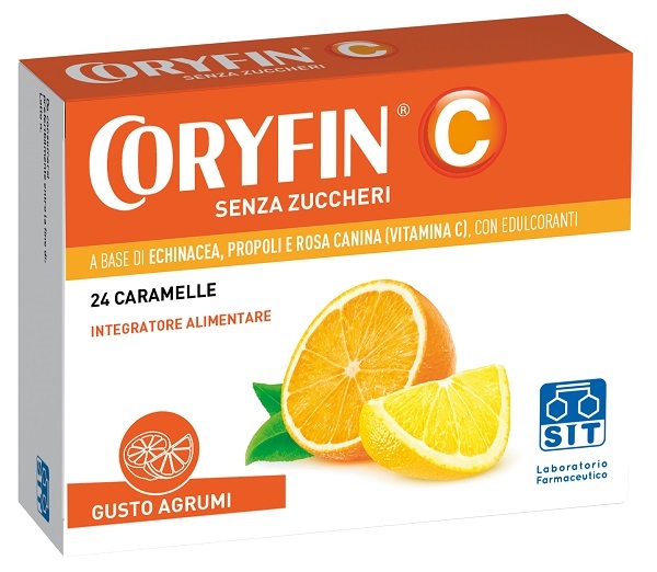 CORYFIN C SENZA ZUCCHERO AGRUMI 48 G - Farmadott.it