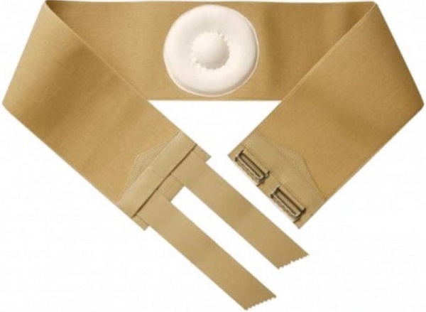ORIONE 357 CINTO PER ERNIA OMBELICALE CON PELOTTA RIVESTITA IN PELLE BEIGE 9 - Farmadott.it