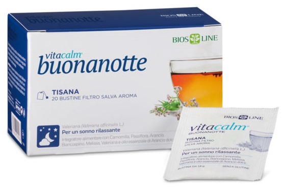 VITACALM BUONANOTTE TISANA 20 BUSTINE - Farmadott.it