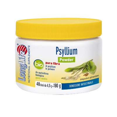 LONGLIFE PSYLLIUM POWDER BIO 180 G - Farmadott.it