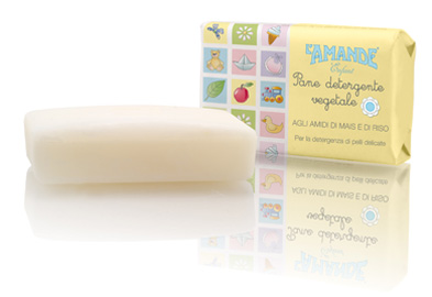 L'AMANDE ENFANT PANE DETERGENTE VEGETALE 100 G - Farmadott.it