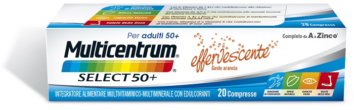 MULTICENTRUM SELECT EFFERVESCENTE 20 COMPRESSE - Farmadott.it