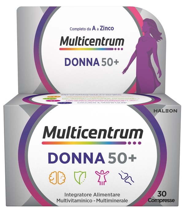 MULTICENTRUM DONNA 50+ 30 COMPRESSE - Farmadott.it