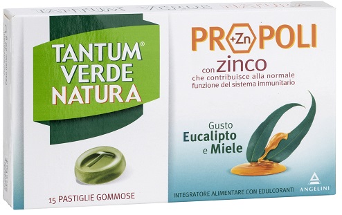 TANTUM VERDE NATURA PASTIGLIE GOMMOSE EUCALIPTO & MIELE 30 G - Farmadott.it