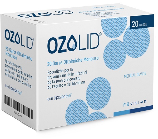 GARZA OZOLID OFTALMICA TNT CON OLIO OZONIZZATO IN FOSFOLIPIDI LIPOZONEYE 20 PEZZI - Farmadott.it