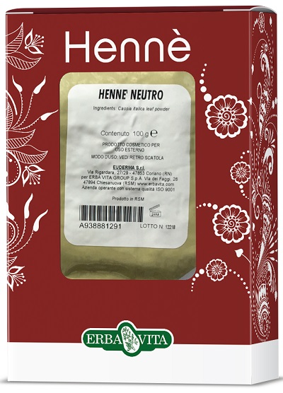 HENNE COLORANTE CAPELLI NEUTRO 100 G - Farmadott.it