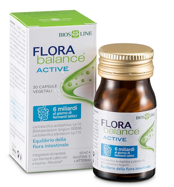 BIOSLINE FLORABALANCE ACTIVE 30 CAPSULE VEGETALI - Farmadott.it