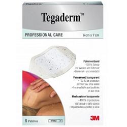 TEGADERM MEDICAZIONE IMPERMEABILE TRASPARENTE 5 PEZZI 6X7 CM - Farmadott.it