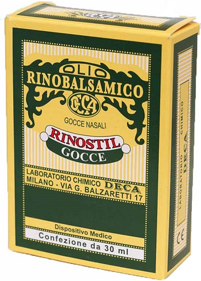RINOSTIL GOCCE NASALI FLACONE 30ML OLIO RINOBALSAMICO PER LAPROTEZIONE DELLA MUCOSA NASALE E LA PULIZIA DELLE FOSSE NASALI - Farmadott.it