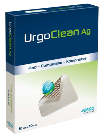 MEDICAZIONE TNT ASSORBENTE GELIFICANTE URGOCLEAN AG/SILVER 10X10CM 5 PEZZI - Farmadott.it