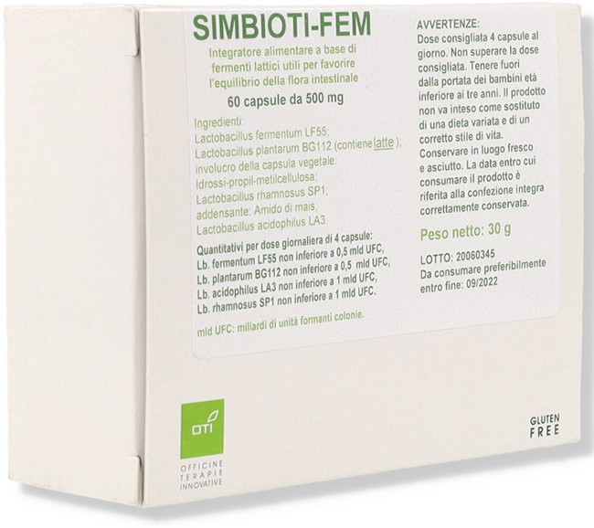 SIMBIOTI FEM 60 CAPSULE - Farmadott.it