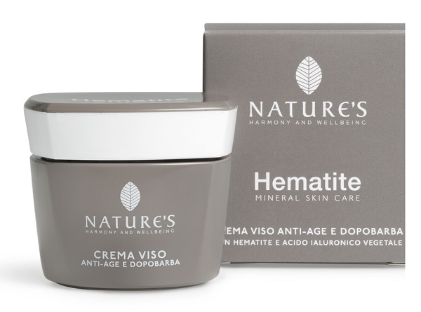 NATURE'S HEMATITE CREMA VISO ANTIAGE DOPOBARBA 50 ML - Farmadott.it