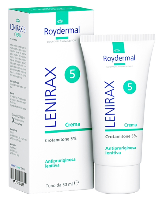 LENIRAX 5 CREMA DERMATOLOGICA CROTAMITONE 5% 50 ML - Farmadott.it