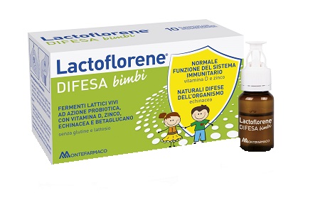 LACTOFLORENE DIFESA BAMBINI 10 FLACONI 100 ML - Farmadott.it