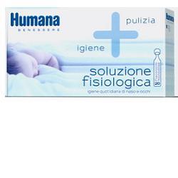 HUMANA SOLUZIONE FISIOLOGICA MONODOSE, 20 FLACONCINI DA 5ML - Farmadott.it