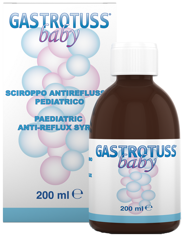 BABY SCIROPPO ANTIREFLUSSO GASTROTUSS 200 ML - Farmadott.it