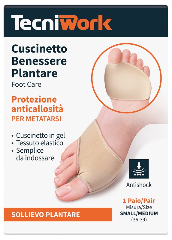 BENESSERE PLANTARE CUSCINETTO SMALL/MEDIUM 1 PAIO - Farmadott.it