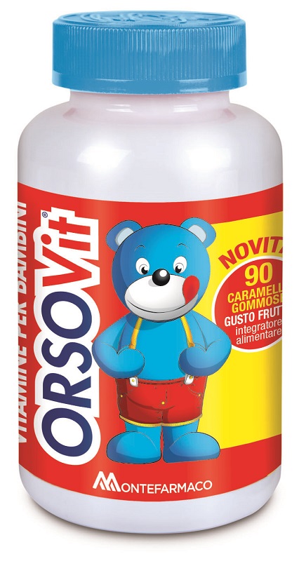 ORSOVIT CARAMELLE GOMMOSE 90 PEZZI - Farmadott.it