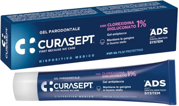CURASEPT ADS GEL PARODONTALE CLOREXIDINA DIGLUCONATO 1% 30 ML - Farmadott.it