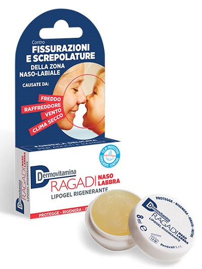 DERMOVITAMINA RAGADI NASO E LABBRA LIPOGEL RIGENERANTE 8 ML - Farmadott.it