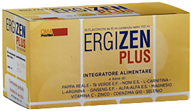 ERGIZEN PLUS INTEGRATORE ENERGIZZANTE 10 FLACONCINI DA 10 ML - Farmadott.it