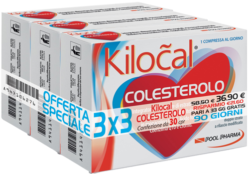 KILOCAL COLESTEROLO 30 COMPRESSE - Farmadott.it