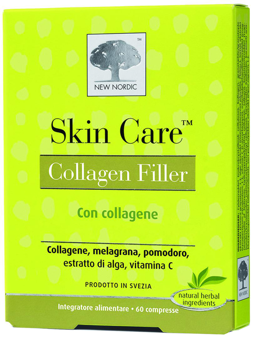 SKIN CARE COLLAGEN FILLER 60 COMPRESSE - Farmadott.it