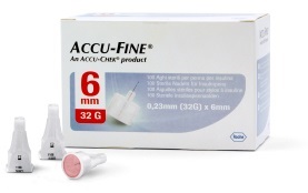 AGO PER PENNA DA INSULINA ACCU-FINE PEN NEEDLE ACCU-CHEK GAUGE 32 X 6MM 100 PEZZI - Farmadott.it