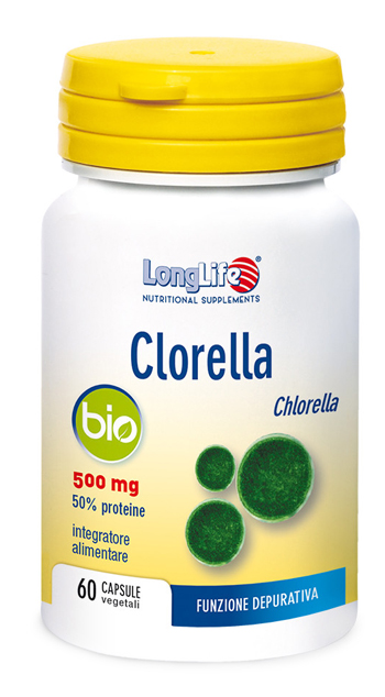 LONGLIFE CLORELLA BIO 60 CAPSULE VEGETALI - Farmadott.it