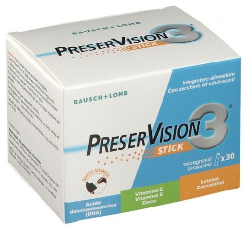 PRESERVISION 3 30 STICK OROSOLUBILI DA 2 G - Farmadott.it