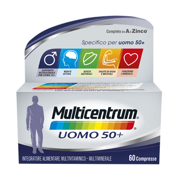 MULTICENTRUM UOMO 50+ 60 COMPRESSE - Farmadott.it