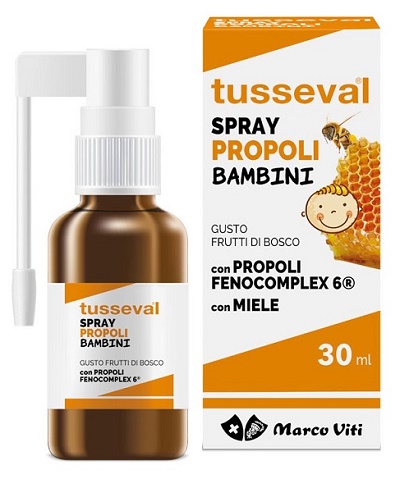 TUSSEVAL GOLA PROPOLI SPRAY PER BAMBINI 30 ML - Farmadott.it