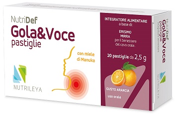 NUTRIDEF GOLA & VOCE ARANCIA 20 PASTIGLIE - Farmadott.it