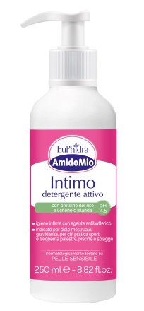 EUPHIDRA AMIDOMIO INTIMO DETERGENTE ATTIVO 250 ML - Farmadott.it