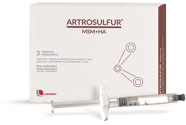 ARTROSULFUR MSM+HA SIRINGHE PRERIEMPITE INTRA-ARTICOLARI ACIDO IALURONICO 2 ML - Farmadott.it