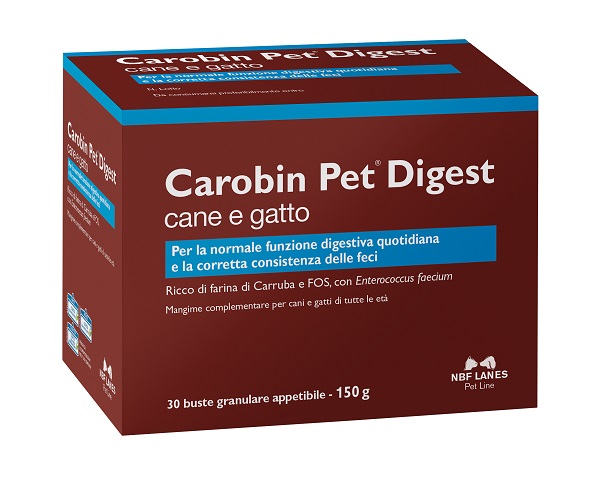 CAROBIN PET DIGEST GRANULARE 30 BUSTE DA 5 G - Farmadott.it