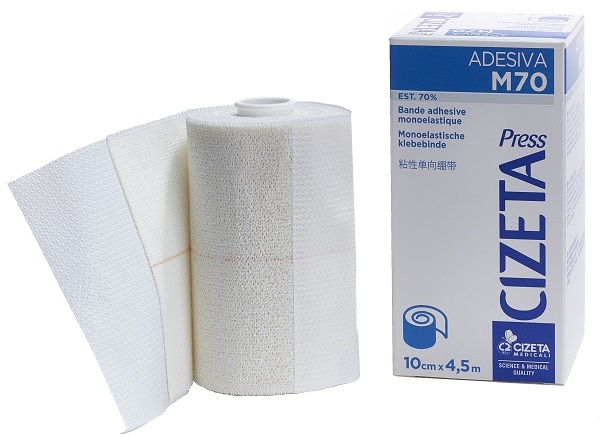 CIZETA PRESS ADESIVA M70 BENDA MONOELASTICA EST 70 M 4,5X10 CM - Farmadott.it