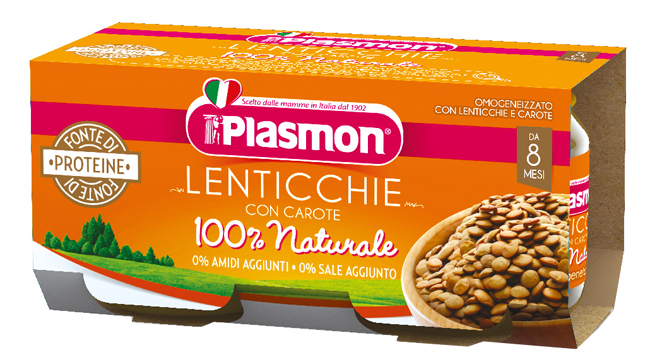 PLASMON OMOGENEIZZATO LENTICCHIE 2 X 80 G - Farmadott.it