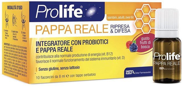 PROLIFE PAPPA REALE 10 FLACONI DA 8 ML - Farmadott.it