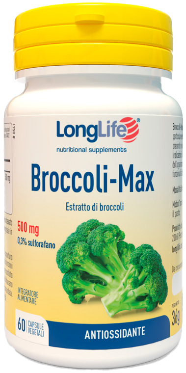 LONGLIFE BROCCOLI MAX 60 CAPSULE - Farmadott.it
