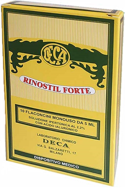 RINOSTIL FORTE SOLUZIONE IPERTONICA 10 FLACONCINI MONOUSO DA 5 ML - Farmadott.it