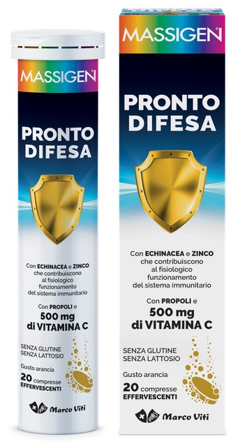 MASSIGEN PRONTO DIFESA 20 COMPRESSE EFFERVESCENTI - Farmadott.it