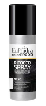 EUPHIDRA COLORPRO XD TINTURA RITOCCO SPRAY CAPELLI NERO 75 ML - Farmadott.it