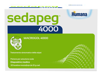SEDAPEG 4000 20 BUSTINE MONODOSE X 10G HUMANA - Farmadott.it