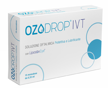 OZODROP IVT SOLUZIONE OFTALMICA BASE DI OLIO OZONIZZATO IN FOSFOLIPIDI 15 FLACONCINI MONODOSE DA 0,35 ML - Farmadott.it