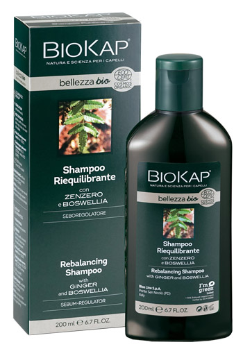 BIOKAP BELLEZZA BIO SHAMPOO RIEQUILIBRANTE COSMOS ECOCERT 200 ML BIOSLINE - Farmadott.it