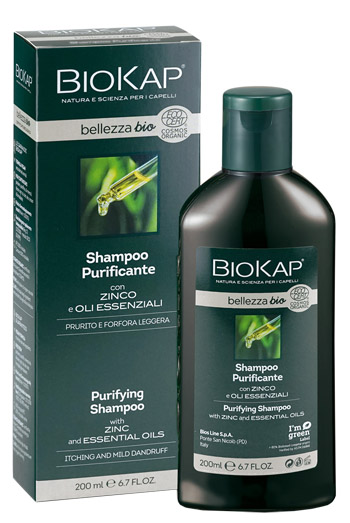 BIOKAP BELLEZZA BIO SHAMPOO PURIFICANTE COSMOS ECOCERT 200 ML BIOSLINE - Farmadott.it